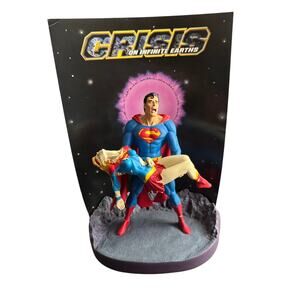 1999 DC Comics‎ Crisis On Infinite Earths Superman Supergirl Figurine 1458/2550
